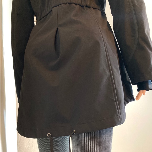 MED•DKNY•DOUBLE HOODED BLACK FUNky COAT• - Picture 7 of 13